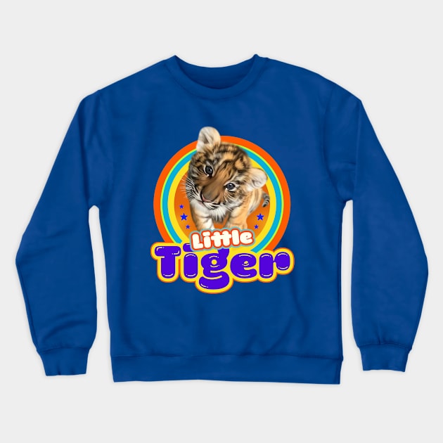 Baby Tiger Crewneck Sweatshirt by Puppy & cute